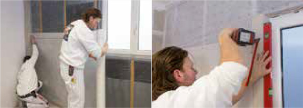 Schritt 11 & 12 Verarbeitungshinweis Aerogel Innenwärmedämmsystem AGITEC AG