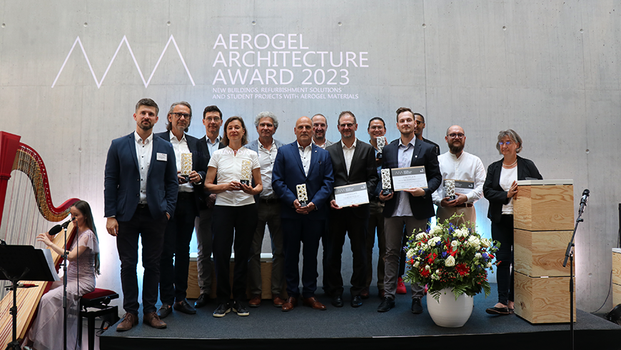 winner ceremony Aerogel Architecture 2022